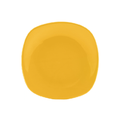 Talerz deserowy - Musztardowy 20 cm