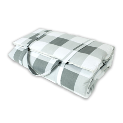 Koc piknikowy Szara Kratka