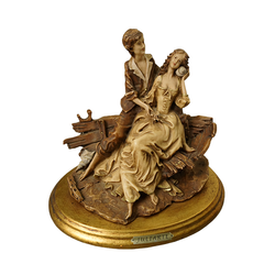 Figurka Para na łódce