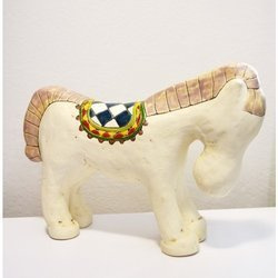 Figurka Koń ceramiczny