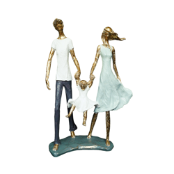 Figurka Para z dziewczynką