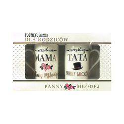 Zestaw kubków dla Rodziców Panny Młodej