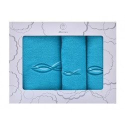 Komplet ręczników - turkusowy