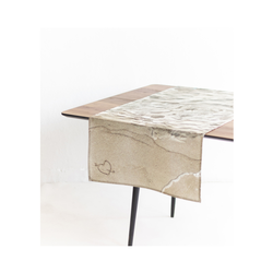 Bieżnik na stół - Piasek/Plaża