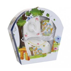 Zestaw dziecięcy 4 elementy - Dzieci na ławce