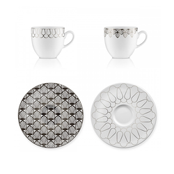 Komplet 2 filiżanek Platyna