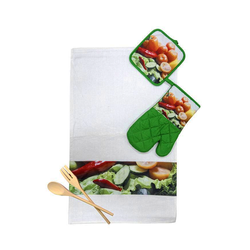  5-elementowy komplet kuchenny z ręcznikiem