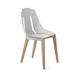 Krzesło Geometryczne popielaty biały