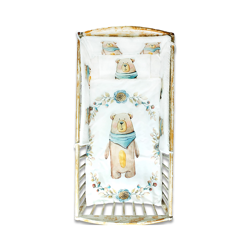 Pościel z wypełnieniem Misio Pysio 75x100