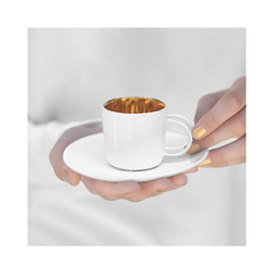 Filiżanka do espresso Duo Pozłacany środek 100 ml