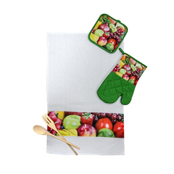 5-elementowy komplet kuchenny z ręcznikiem