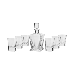 Komplet do whisky CARO karafka + 6 szklanek