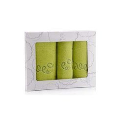 Komplet 3 ręczników - limonka