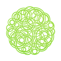 Podkładka filcowa - zielona