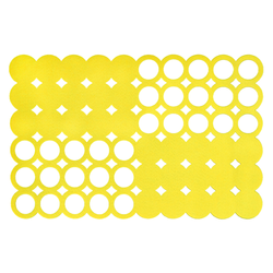 Podkładka filcowa - żółta