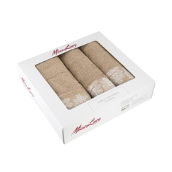 Komplet 3 ręczników - beż