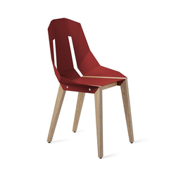 Krzesło Geometryczne czerwone