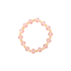 Bransoletka połyskująca - różowa