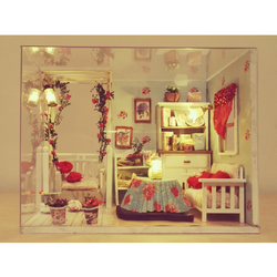 Domek miniaturowy - Angielska róża