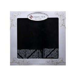 Komplet 2 ręczników - czerń