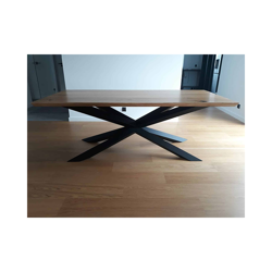 Stół drewniany do jadalni / stół loftowy z podstawą  "Pająk"