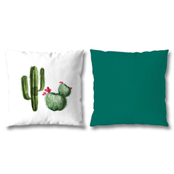 Komplet 2 poszewek Kaktus 40x40 cm