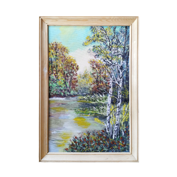 Obraz w ramie - Brzozy