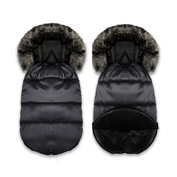 Śpiworek do wózka spacerówki 4w1 Grafit 90x48 - GRAFIT